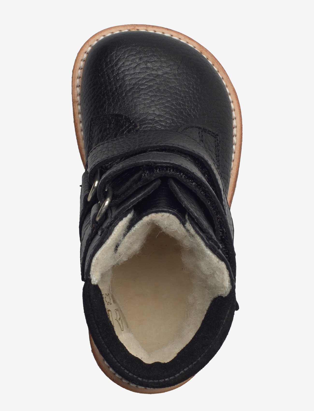 ANGULUS - Boots - flat - with velcro - efterårssko - 2504/1163 black/black - 3