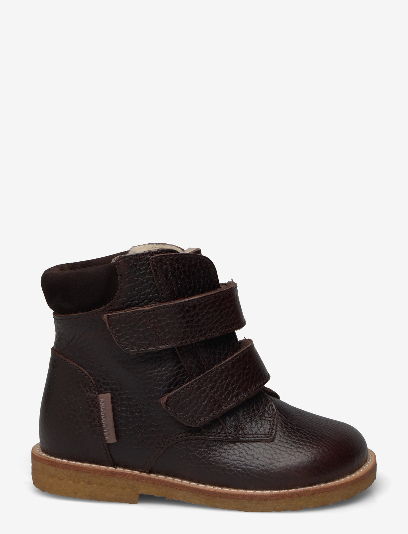 ANGULUS - Boots - flat - with velcro - efterårssko - 2505/1779 dark brown - 1