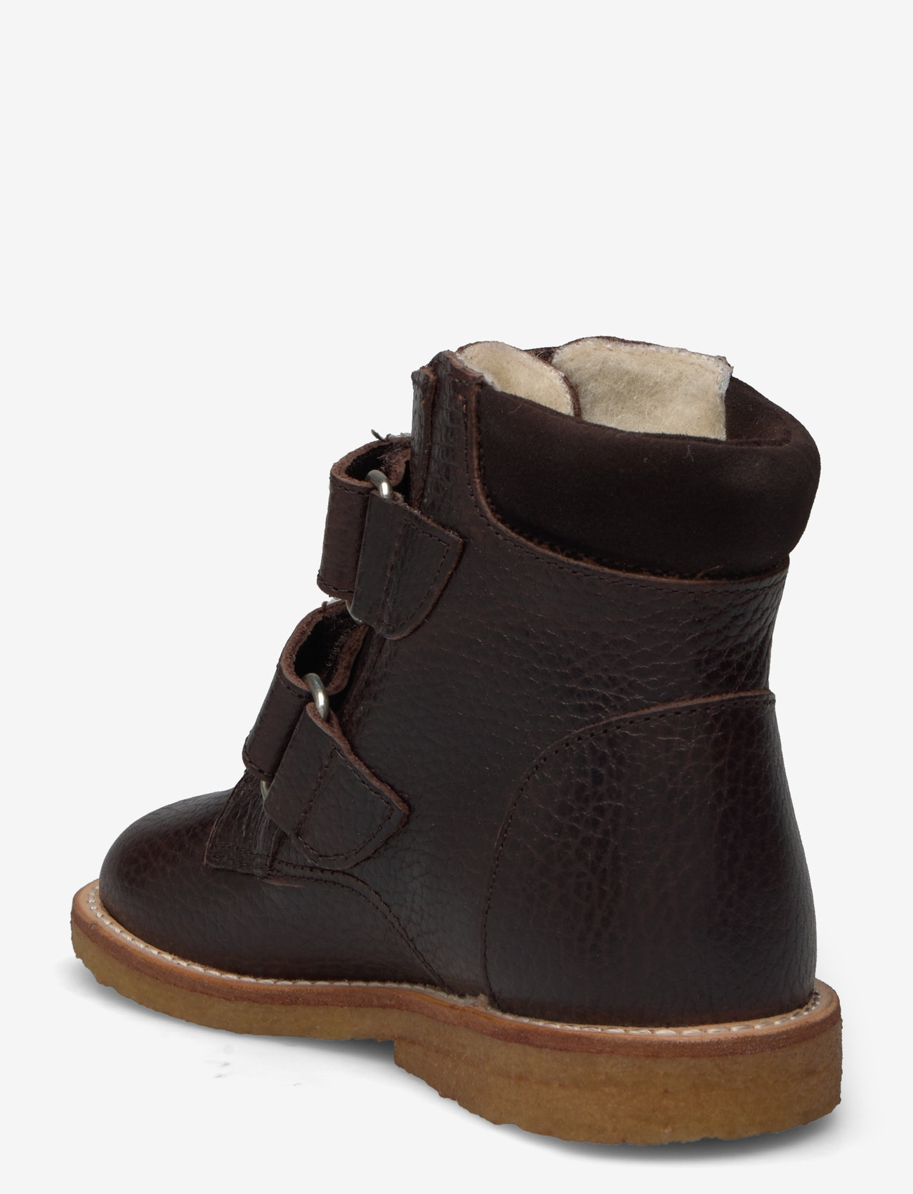 ANGULUS - Boots - flat - with velcro - efterårssko - 2505/1779 dark brown - 2