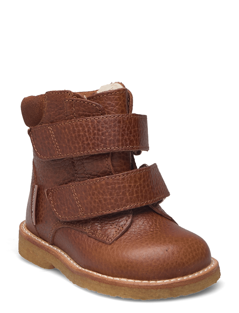 ANGULUS - Boots - flat - with velcro - skor - 2509/2219 cognac - 0