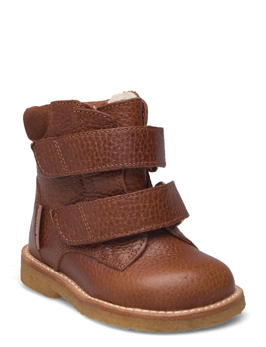 ANGULUS - Boots - flat - with velcro - schuhe - 2509/2219 cognac - 0