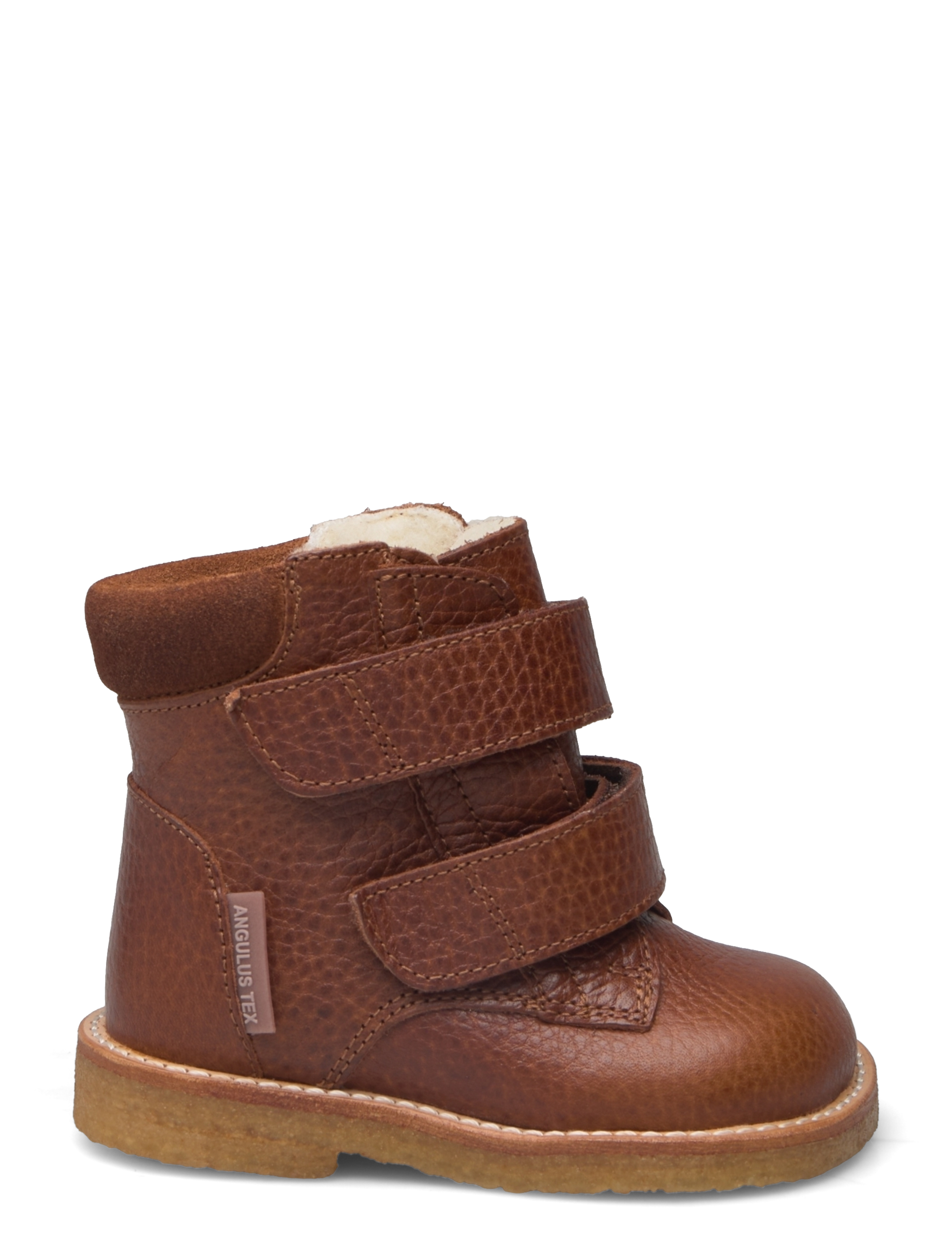 ANGULUS - Boots - flat - with velcro - sügisjalanõud - 2509/2219 cognac - 1