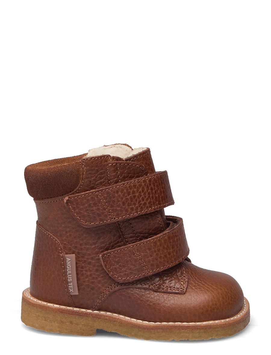 ANGULUS - Boots - flat - with velcro - schuhe - 2509/2219 cognac - 1