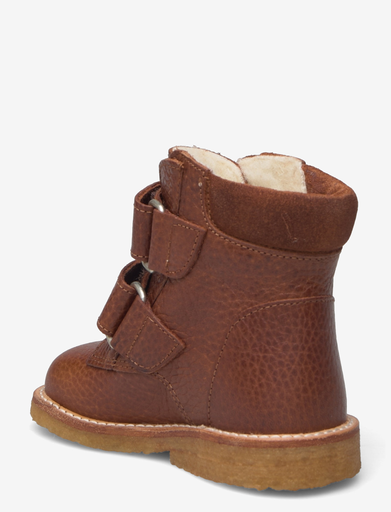 ANGULUS - Boots - flat - with velcro - efterårssko - 2509/2219 cognac - 2