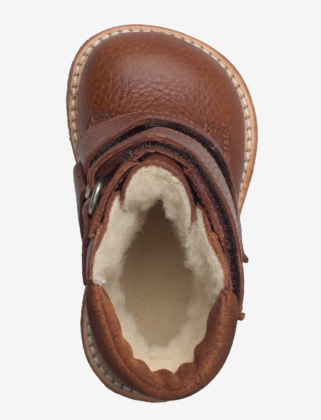 ANGULUS - Boots - flat - with velcro - efterårssko - 2509/2219 cognac - 3