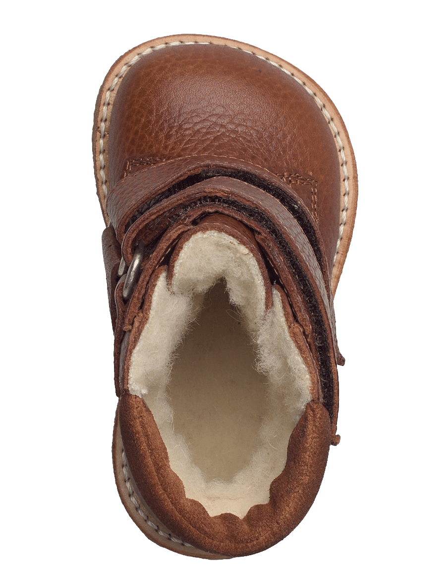 ANGULUS - Boots - flat - with velcro - schuhe - 2509/2219 cognac - 3