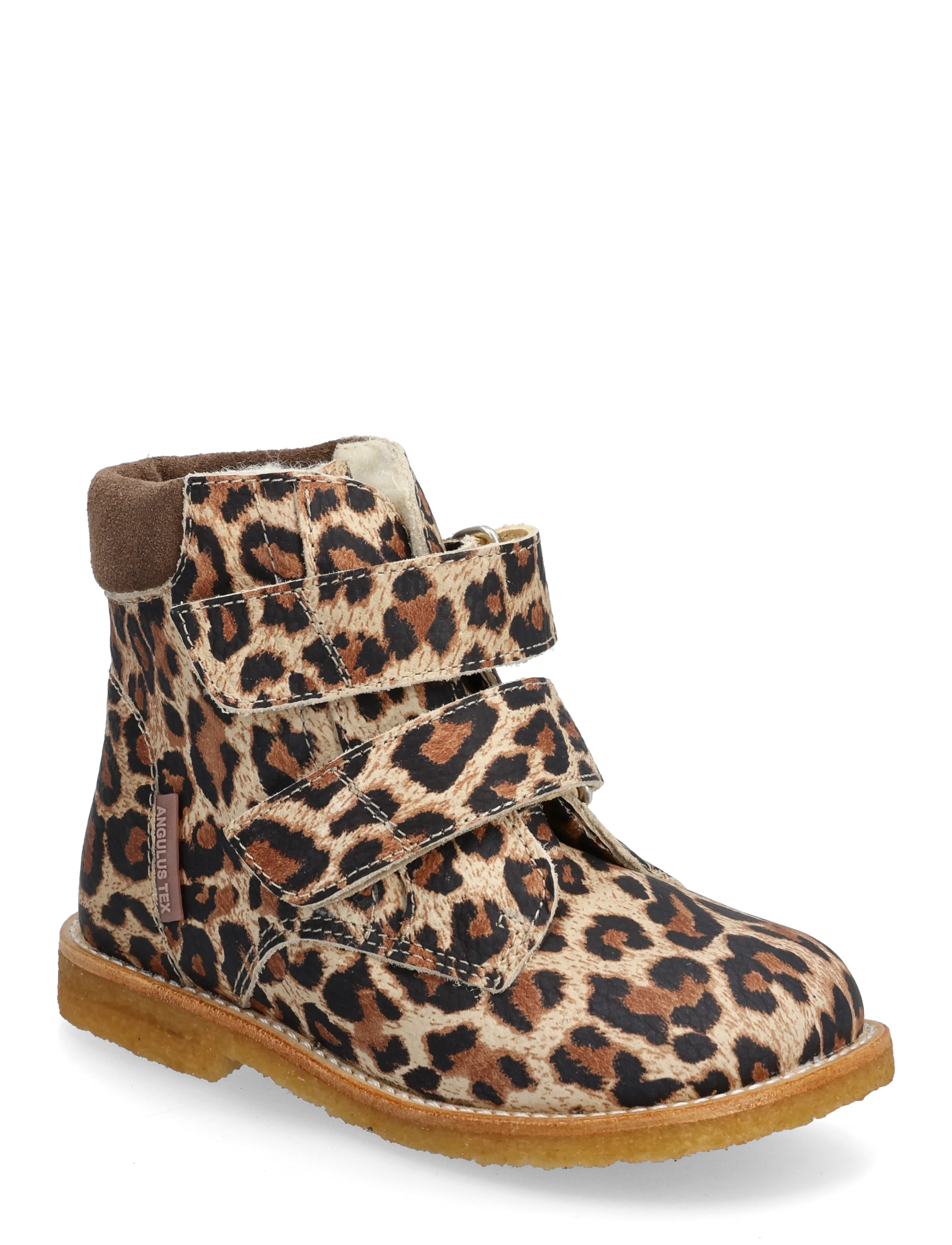 ANGULUS - Boots - flat - with velcro - kingad - 4020/1780 beige leo/taupe - 0