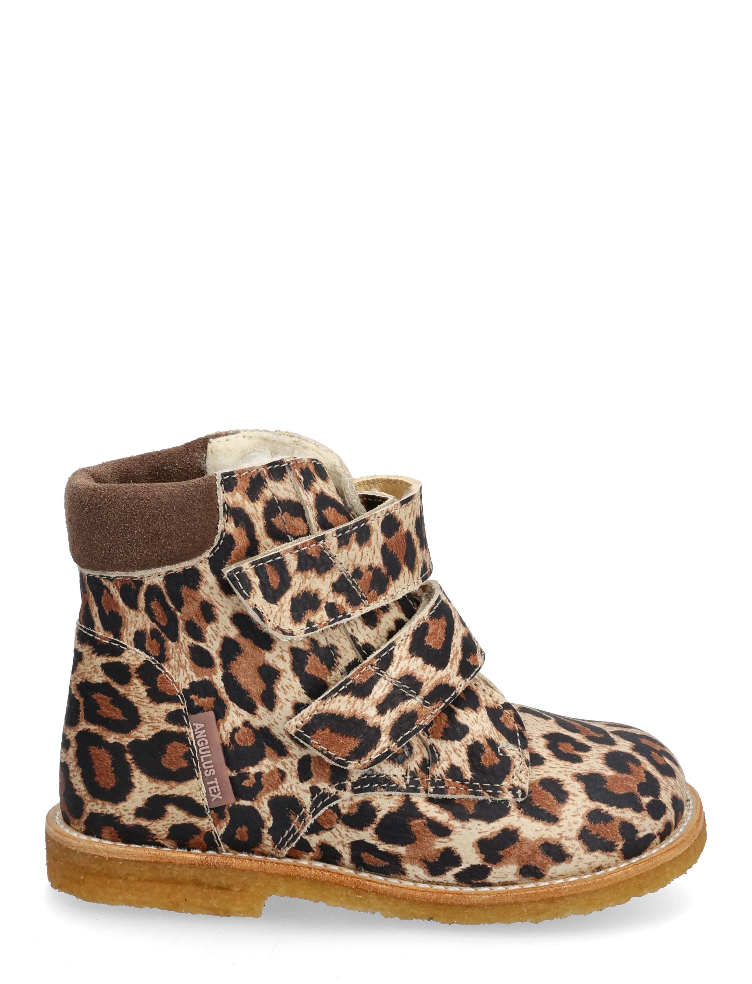 ANGULUS - Boots - flat - with velcro - skor - 4020/1780 beige leo/taupe - 1