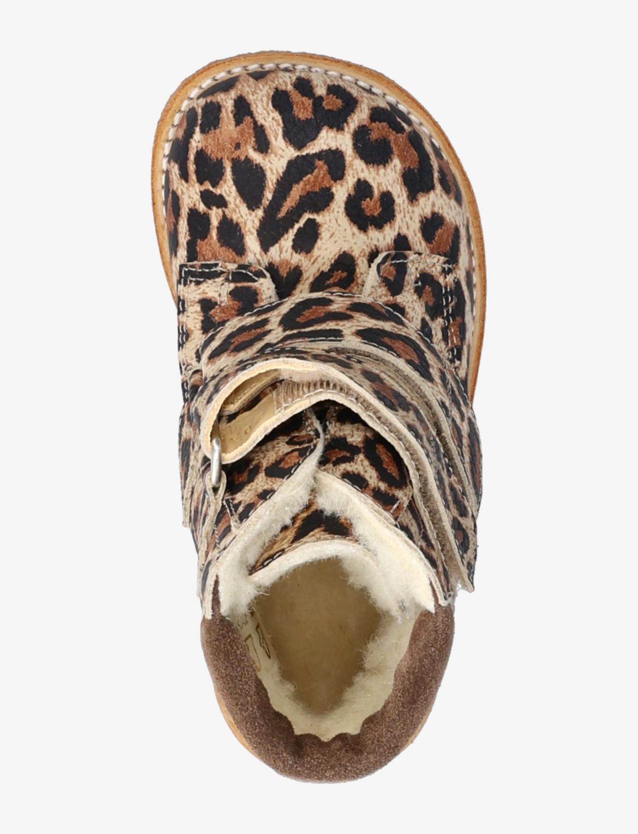 ANGULUS - Boots - flat - with velcro - sko - 4020/1780 beige leo/taupe - 3
