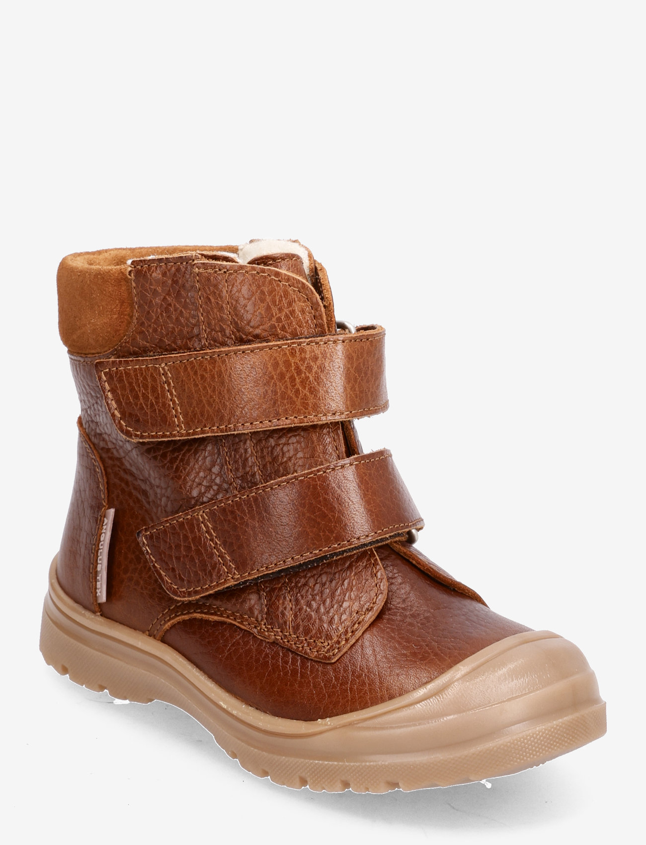 ANGULUS - Boots - flat - with velcro - dzieci - 2509/2219 cognac - 0