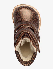 ANGULUS - Boots - flat - with velcro - dzieci - 2162 brown leo - 3