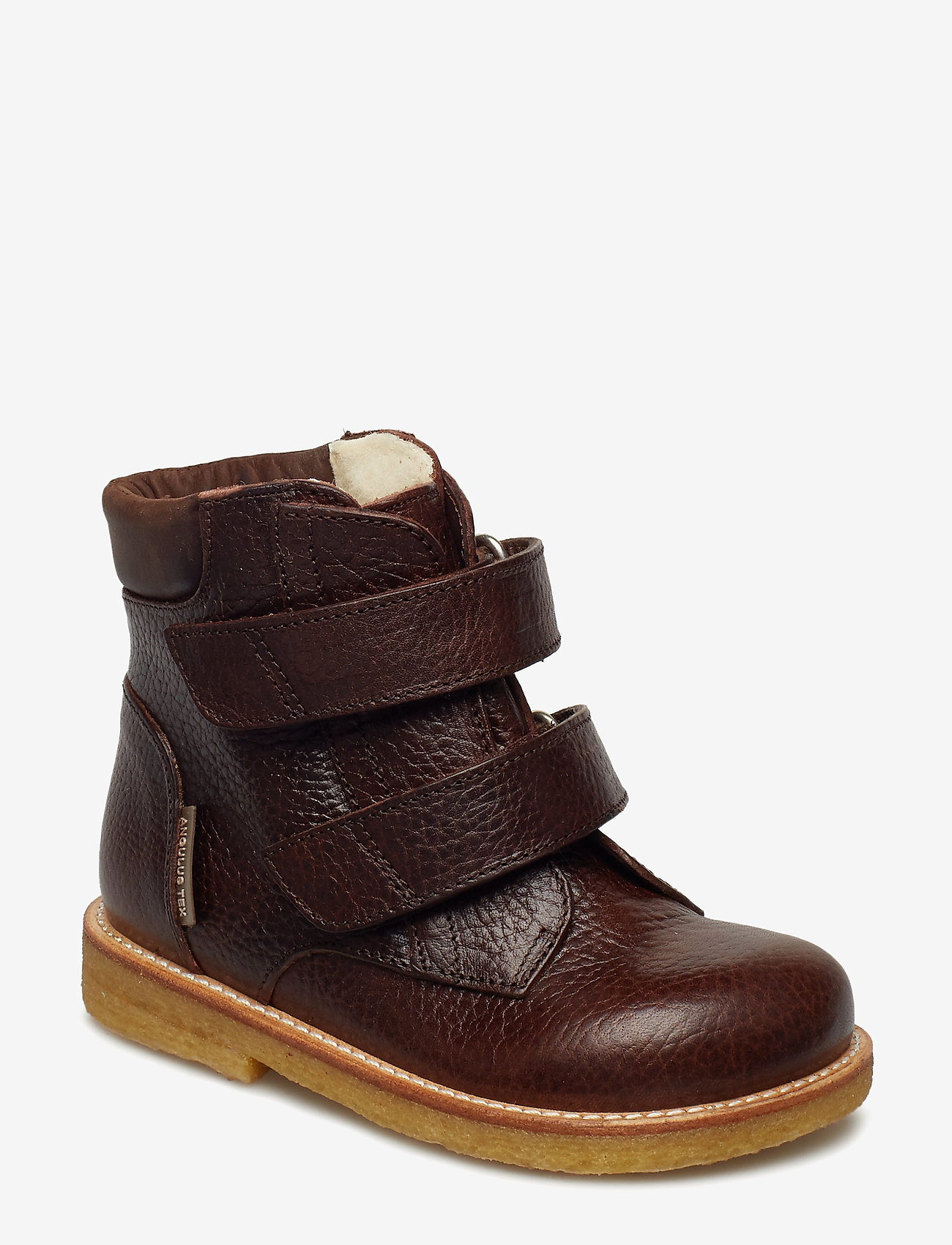 ANGULUS - Boots - flat - with velcro - barn - 2505/1660 dark brown - 0
