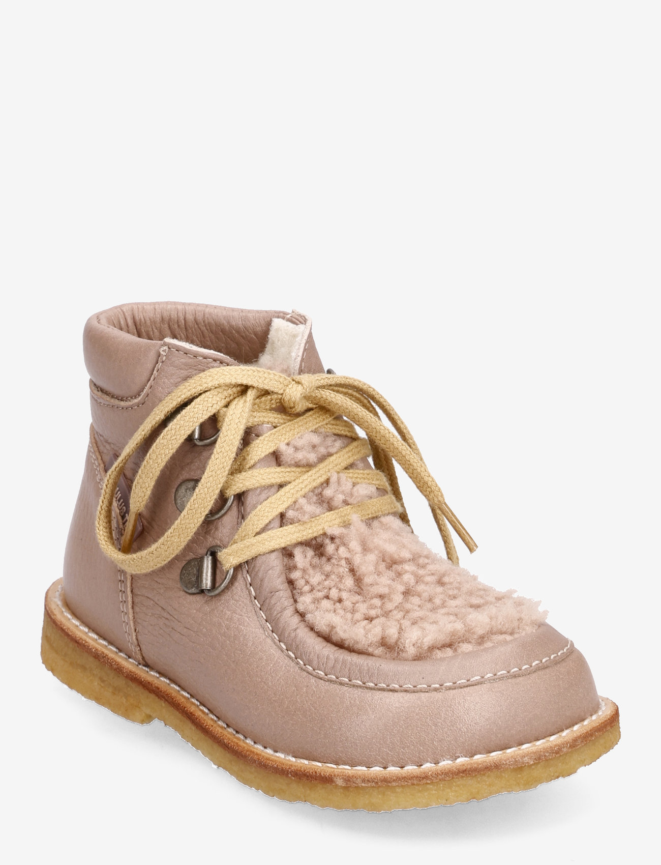 ANGULUS - Boots - flat - with laces - dzieci - 2550/2019 dusty makeup/powder - 0