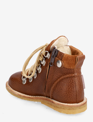 ANGULUS - Boots - flat - with lace and zip - bērniem - 2509/2219 cognac - 2