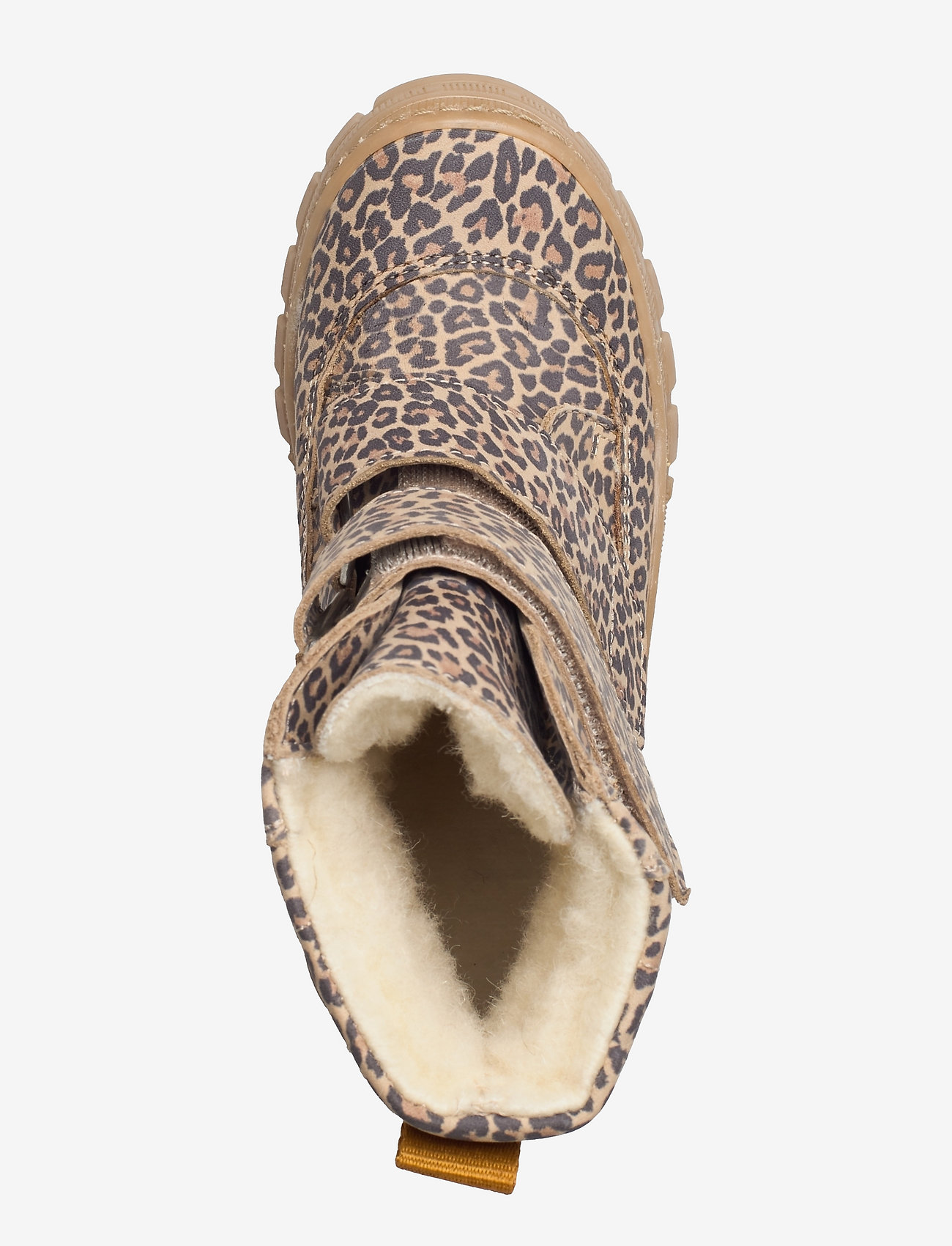 ANGULUS - Boots - flat - with velcro - 2185/2045 leopard/mustard - 3