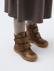 ANGULUS - Boots - flat - with velcro - bērniem - 2162 brown leo - 5