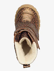 ANGULUS - Boots - flat - with velcro - bērniem - 2162 brown leopard - 3