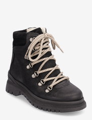 ANGULUS - Boots - flat - with lace and zip - dzieci - 2100/1163 black - 0