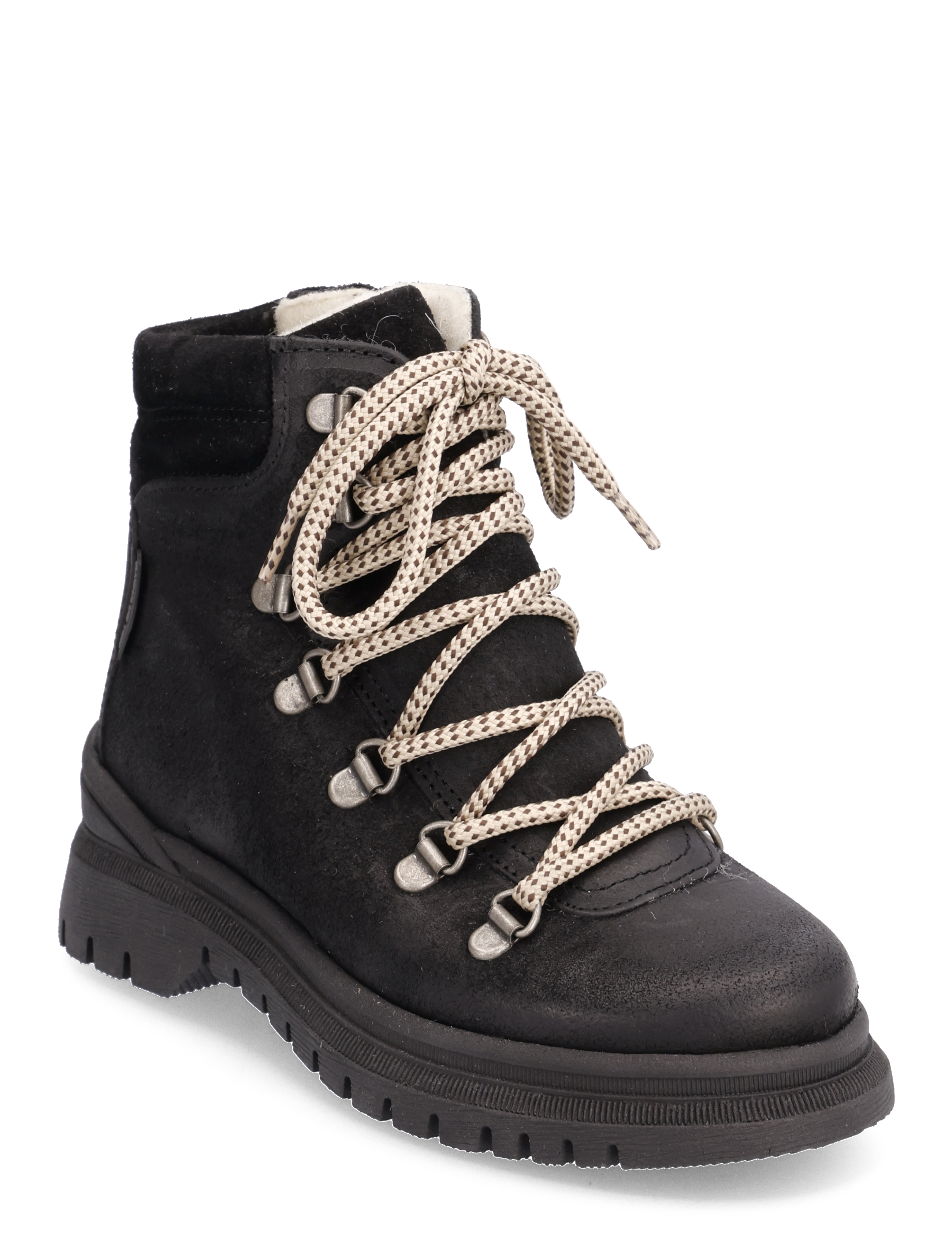 ANGULUS Boots - flat - with lace and zip - 4 for 3 - 2100/1163 BLACK / black