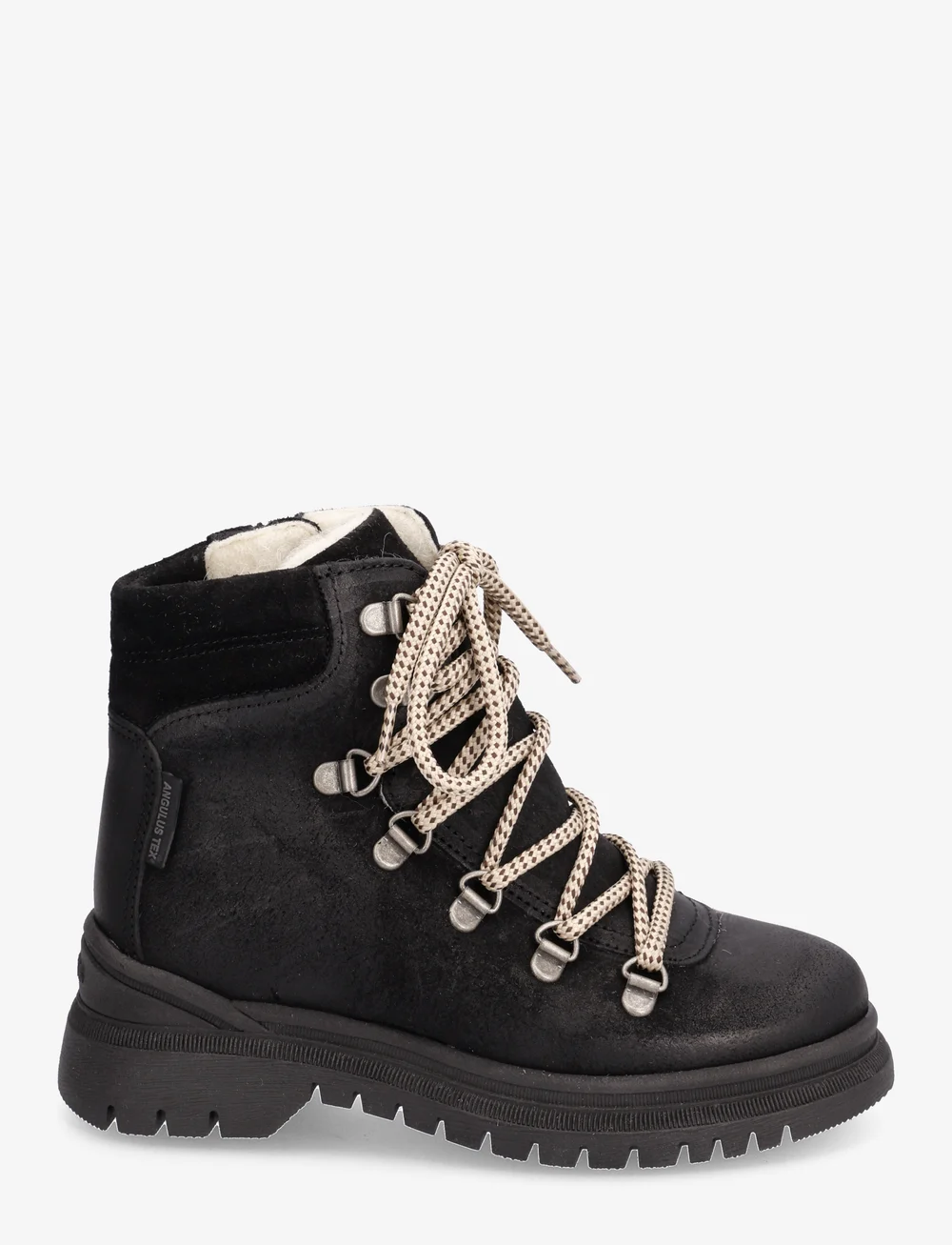 ANGULUS - Boots - flat - with lace and zip - schuhe - 2100/1163 black - 2