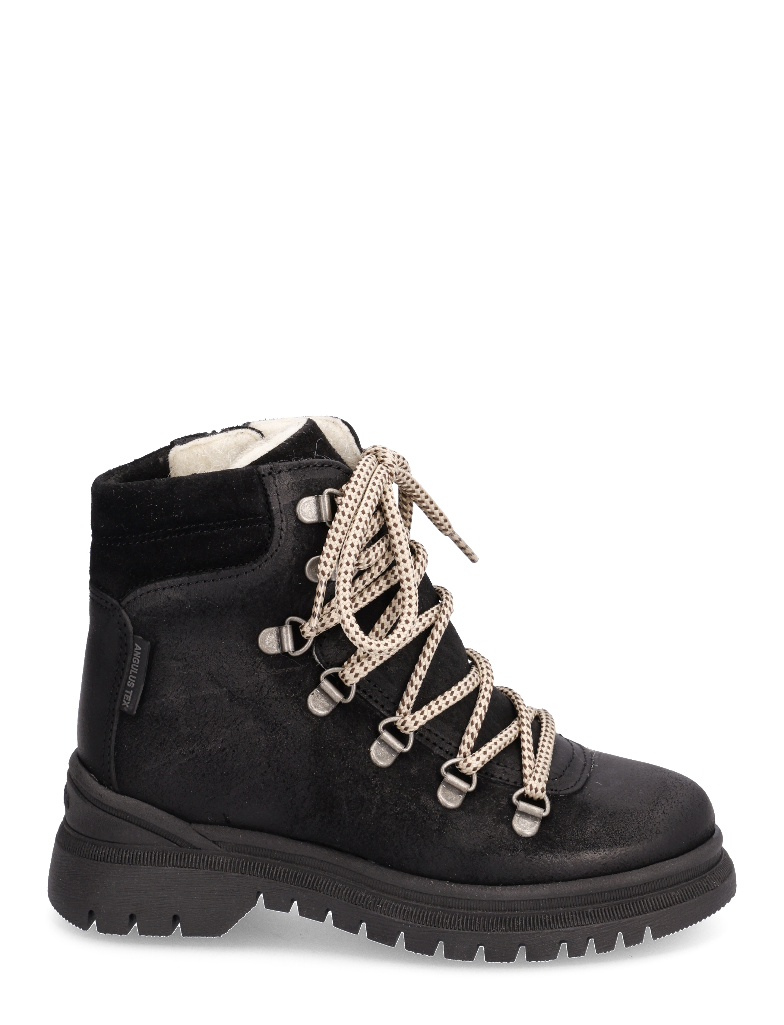 ANGULUS - Boots - flat - with lace and zip - herbstschuhe - 2100/1163 black - 2