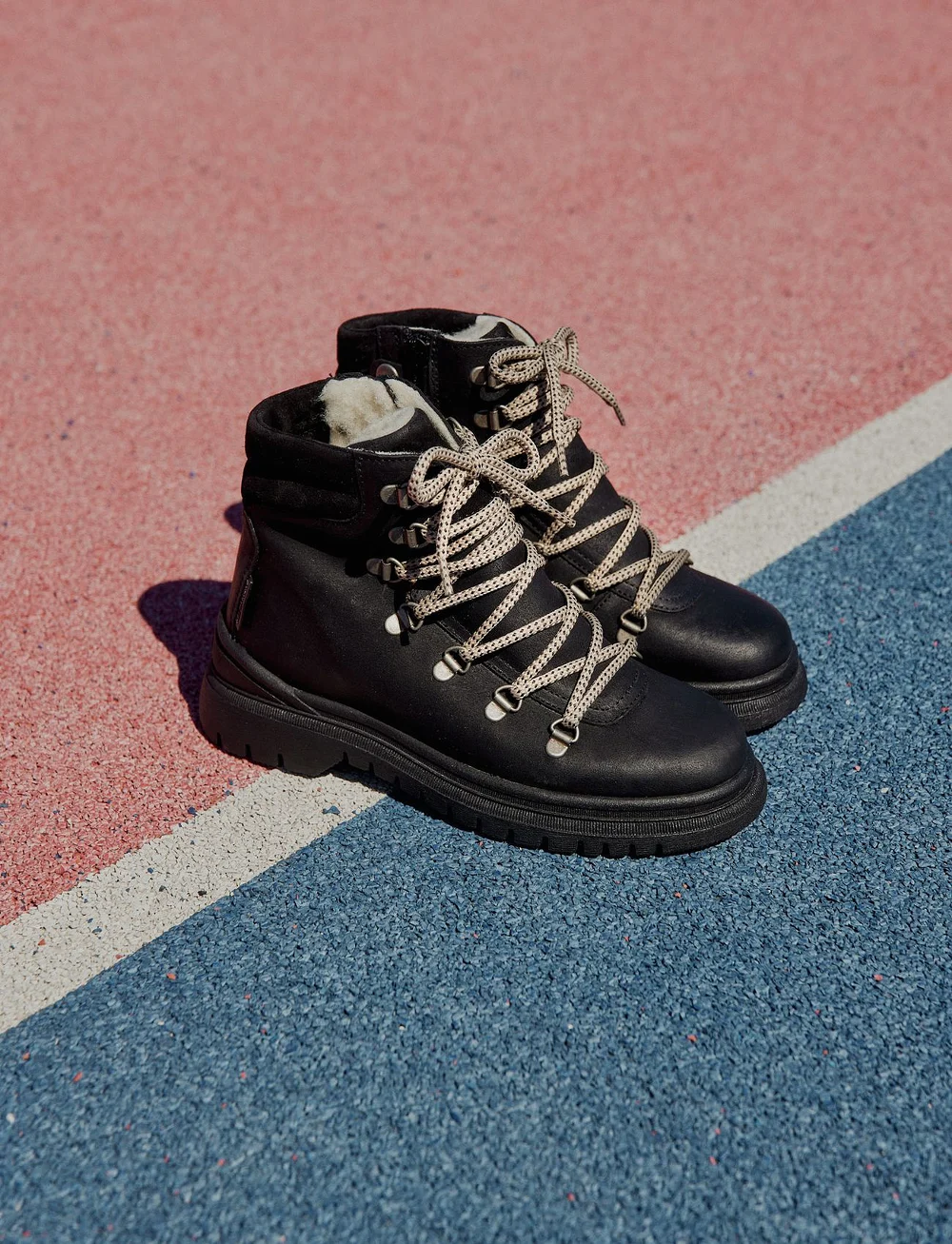 ANGULUS - Boots - flat - with lace and zip - schuhe - 2100/1163 black - 0