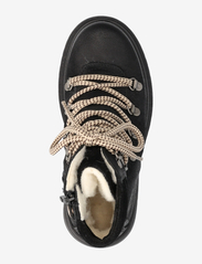 ANGULUS - Boots - flat - with lace and zip - dzieci - 2100/1163 black - 3