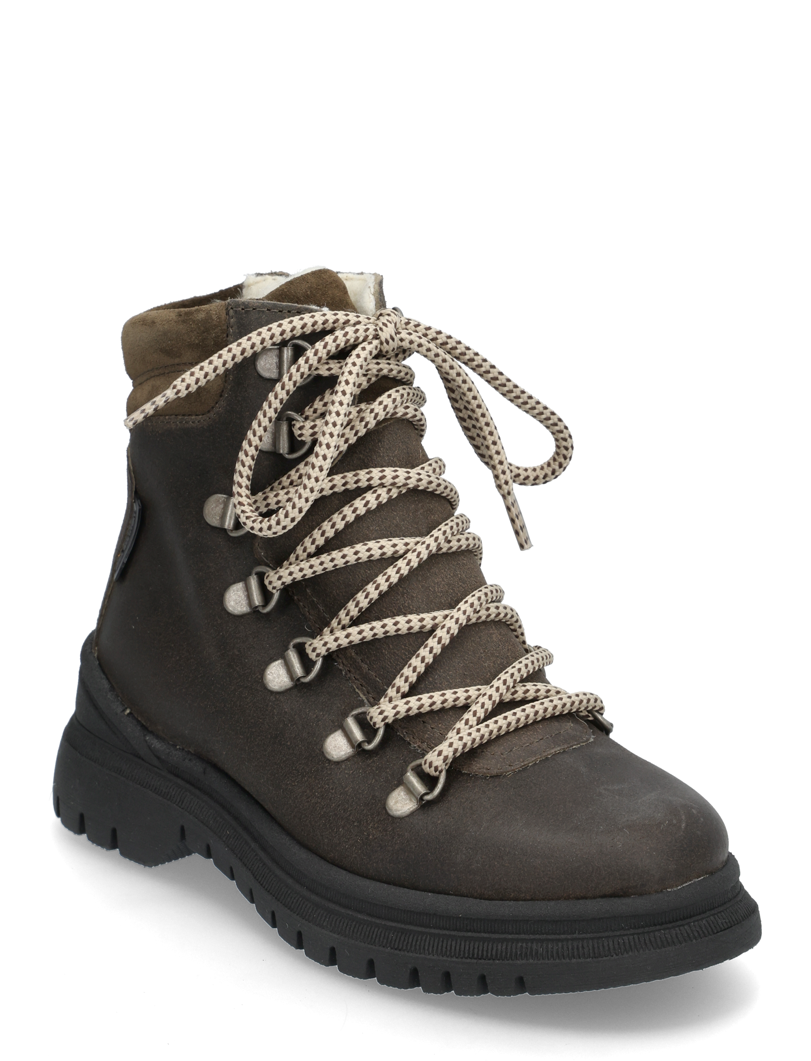 ANGULUS Boots - Flat - With Lace And Zip, 39, Vinterstøvler > Vinterstøvler M. Snørebånd, Børn