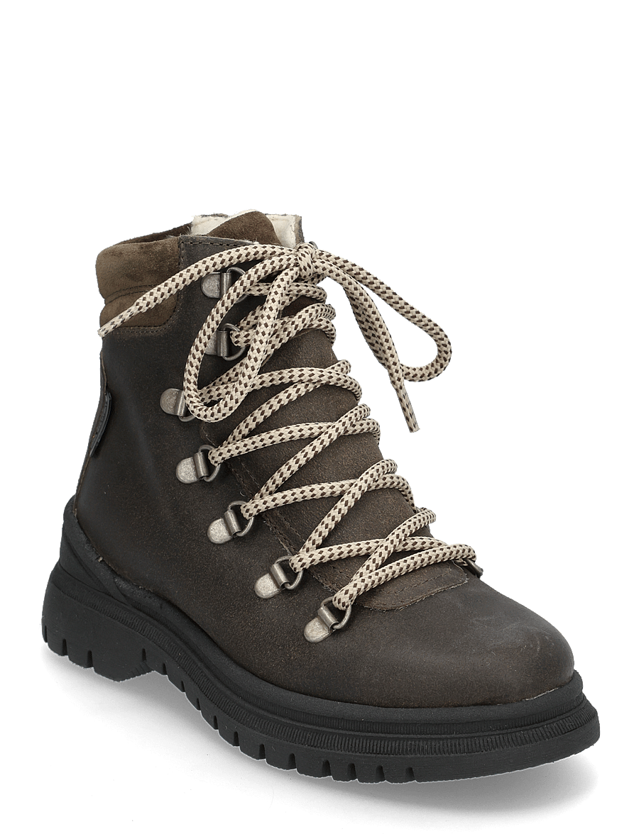 ANGULUS - Boots - flat - with lace and zip - winterlaarzen - 2107/3225 olive/forrest - 0