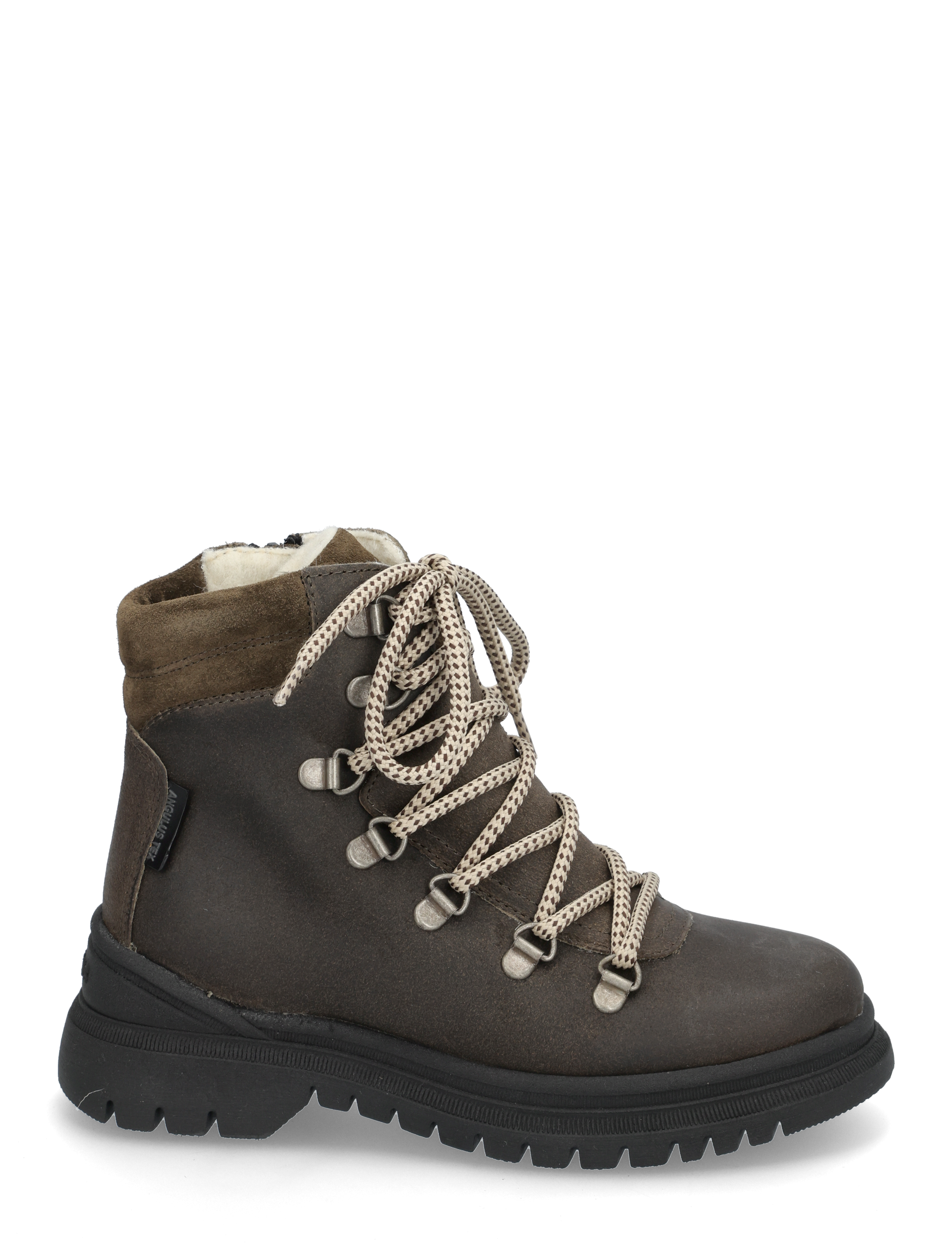 ANGULUS - Boots - flat - with lace and zip - winter boots - 2107/3225 olive/forrest - 1