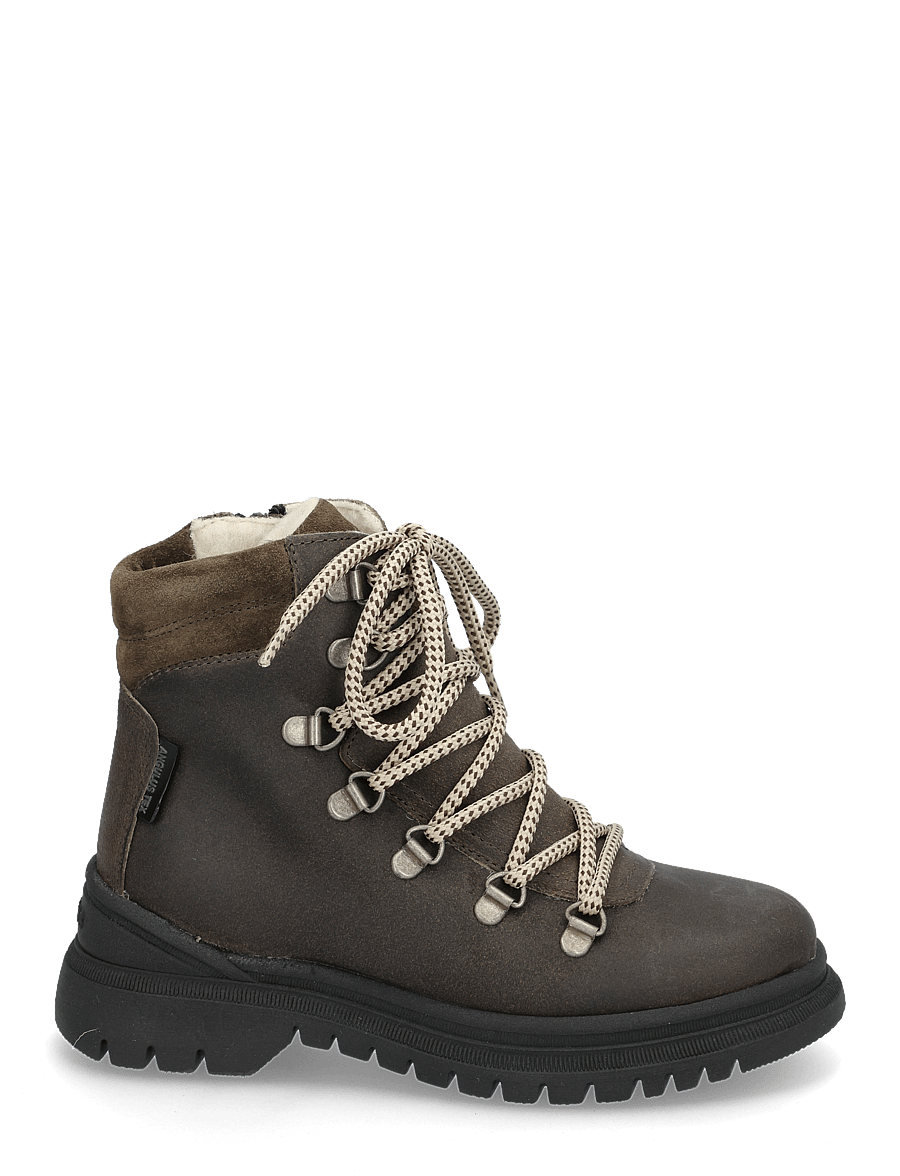 ANGULUS - Boots - flat - with lace and zip - winterlaarzen - 2107/3225 olive/forrest - 1