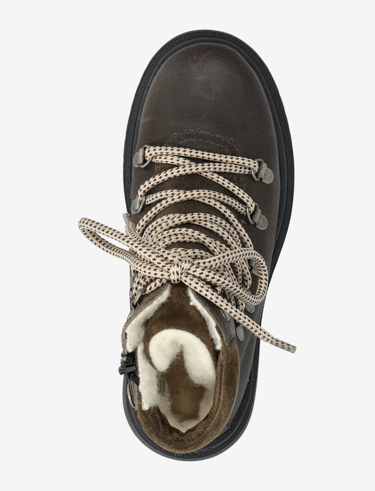 ANGULUS - Boots - flat - with lace and zip - skor - 2107/3225 olive/forrest - 3