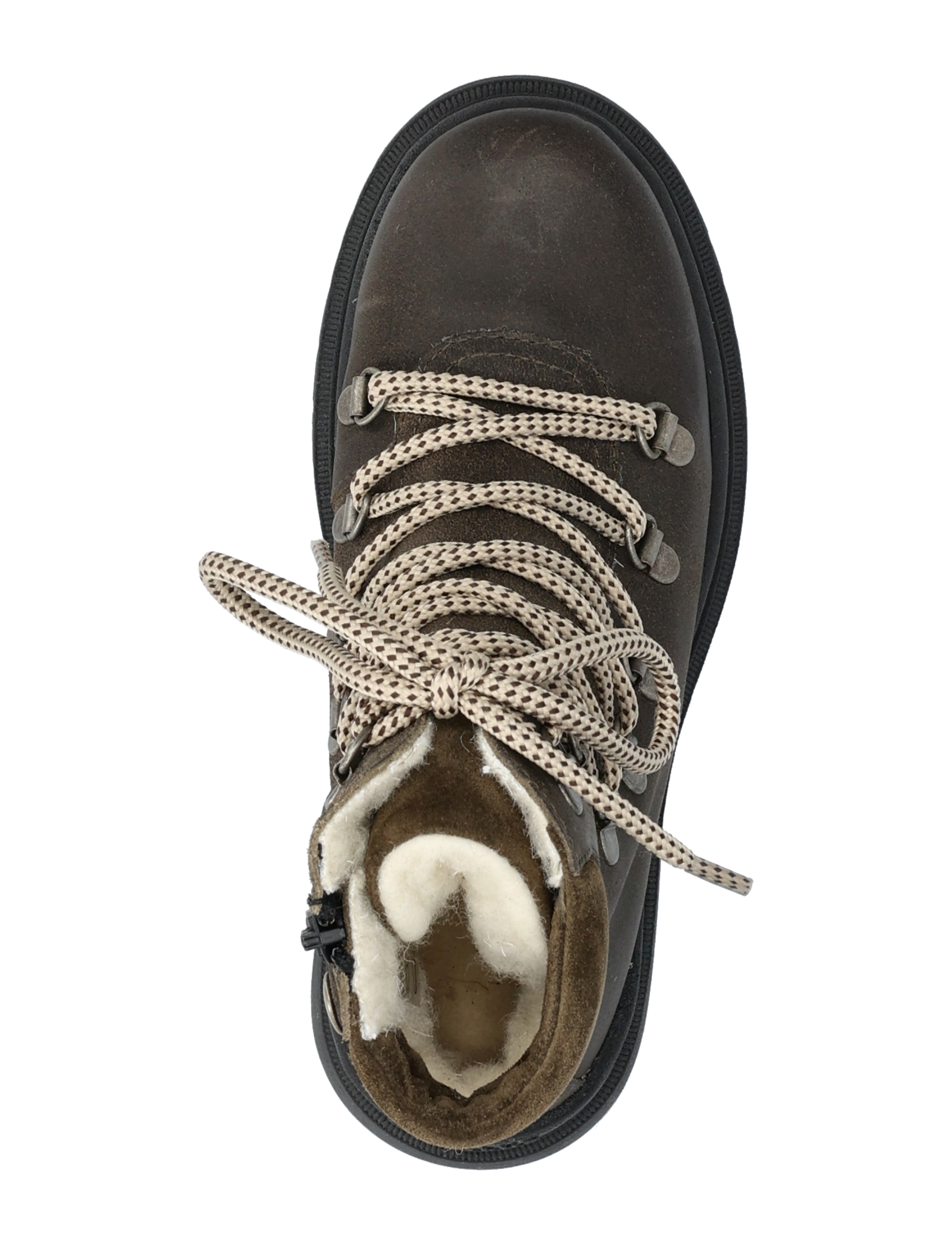 ANGULUS - Boots - flat - with lace and zip - winter boots - 2107/3225 olive/forrest - 3