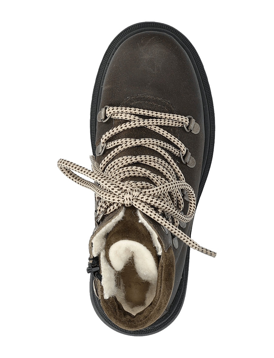 ANGULUS - Boots - flat - with lace and zip - winterlaarzen - 2107/3225 olive/forrest - 3