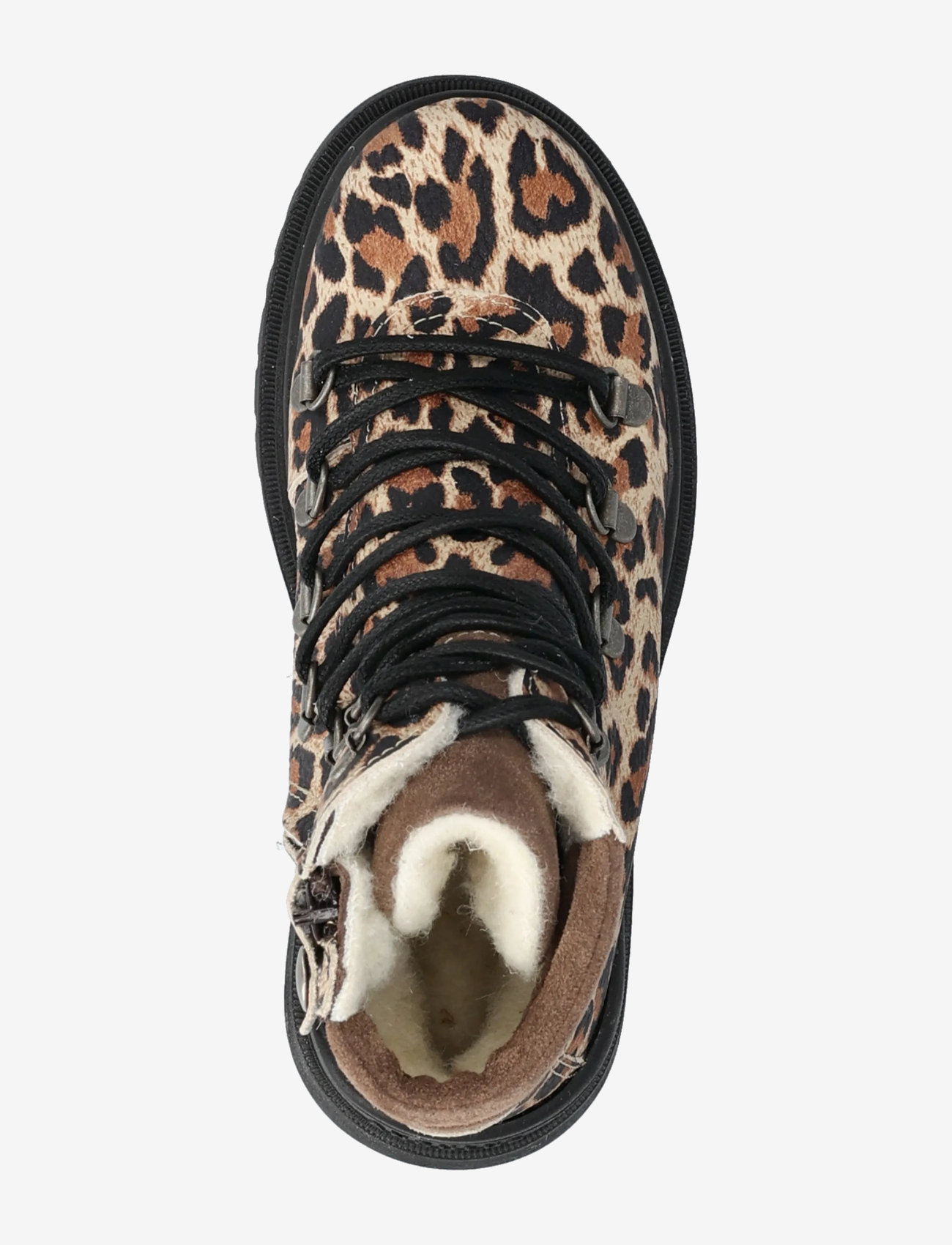 ANGULUS - Boots - flat - with lace and zip - saapad - 4020/1780 beige leo/taupe - 3