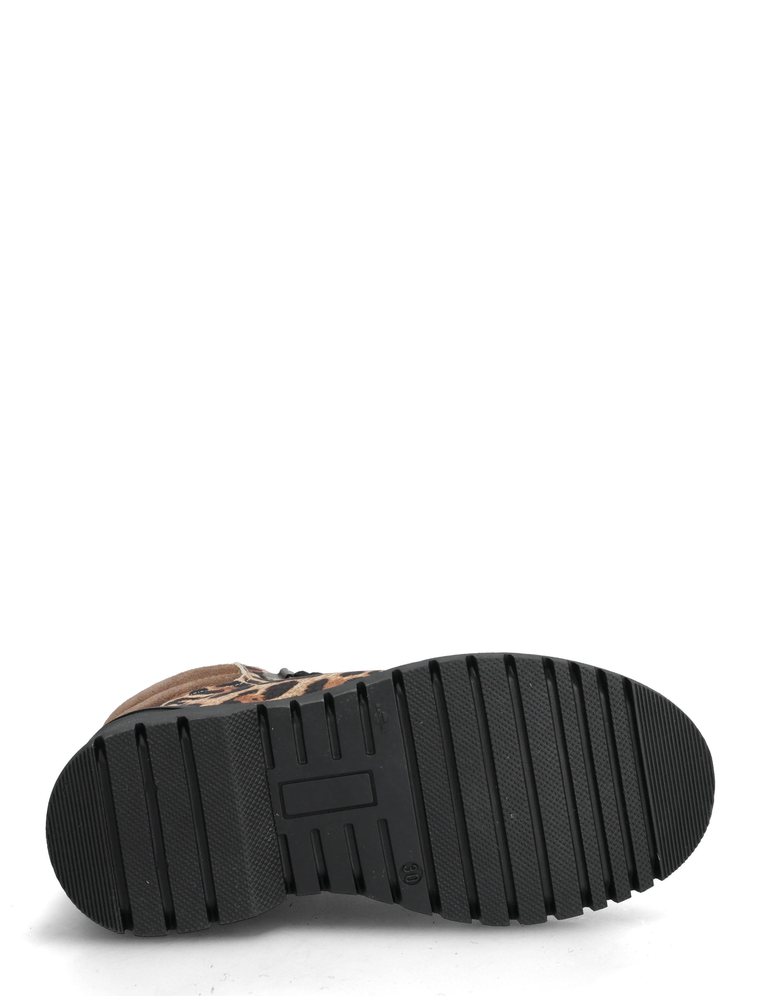 ANGULUS - Boots - flat - with lace and zip - sügisjalanõud - 4020/1780 beige leo/taupe - 4