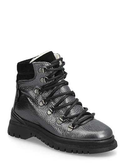 Boots - Flat - With Lace And Zip - StøVler