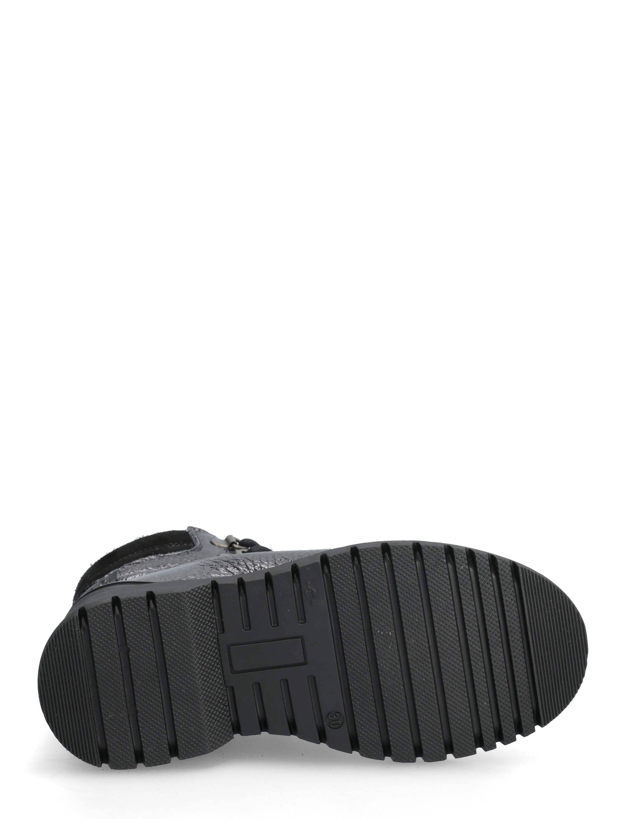 ANGULUS - Boots - flat - with lace and zip - efterårssko - 4029/1163 black shine/black - 4