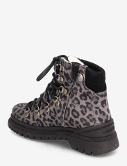 ANGULUS - Boots - flat - with lace and zip - lapset - 1750/1163 gray leopard/black - 2