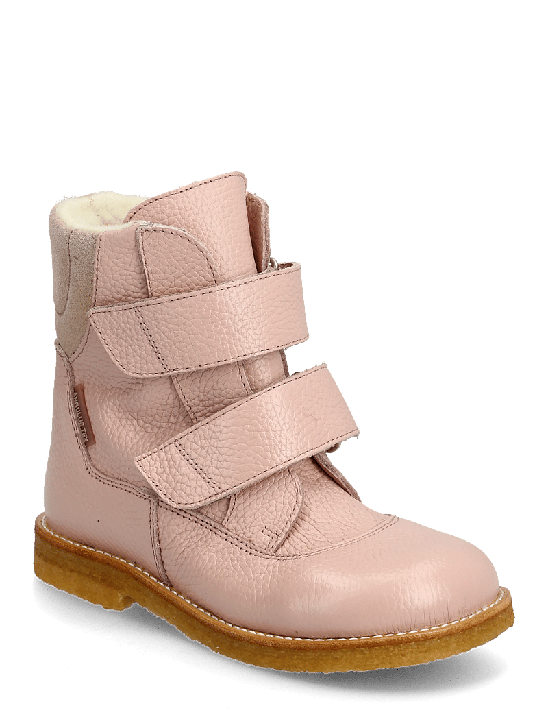 ANGULUS - Boots - flat - with velcro - schuhe - 3241/4018 rosebud/rose glitter - 0