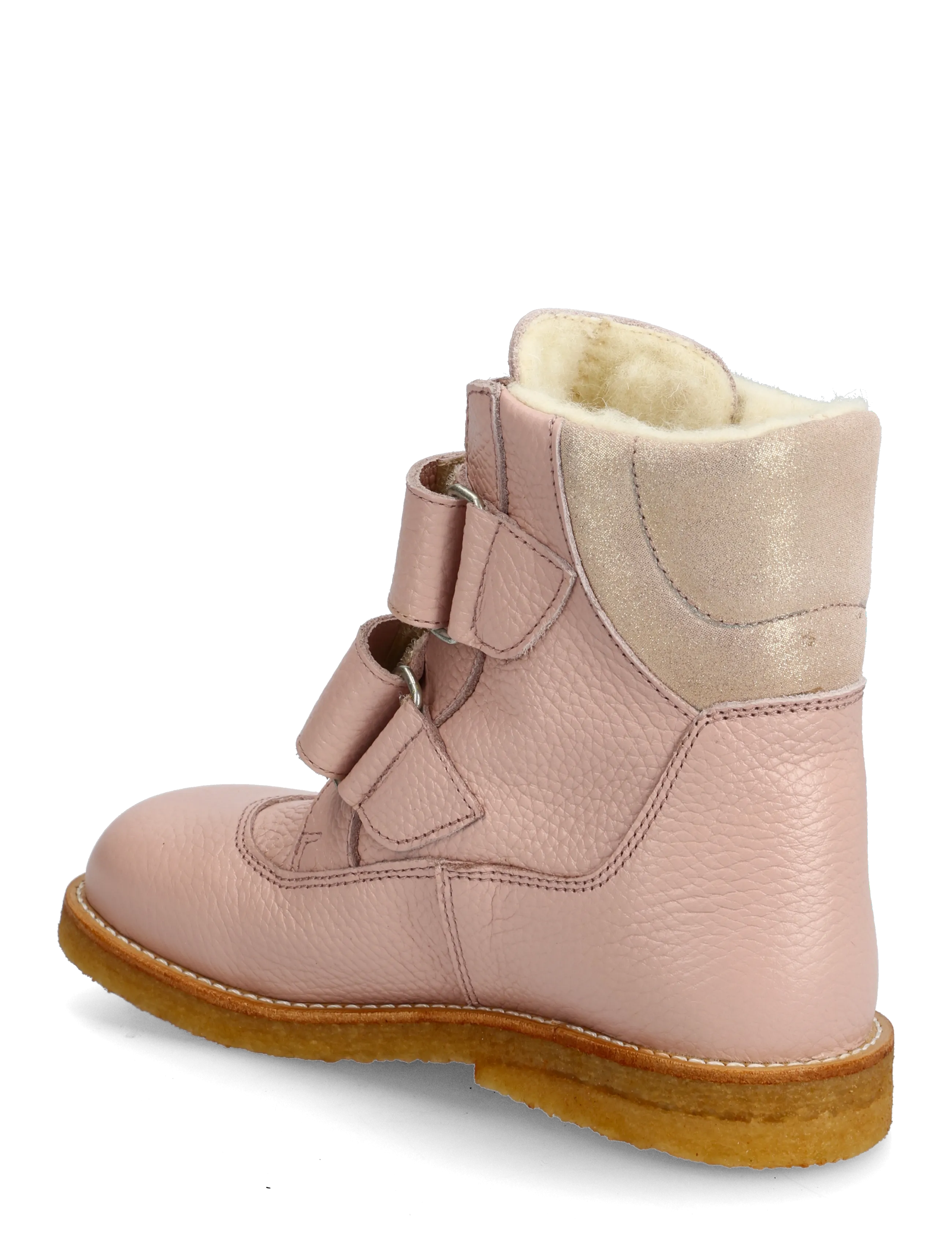 ANGULUS - Boots - flat - with velcro - herbstschuhe - 3241/4018 rosebud/rose glitter - 2