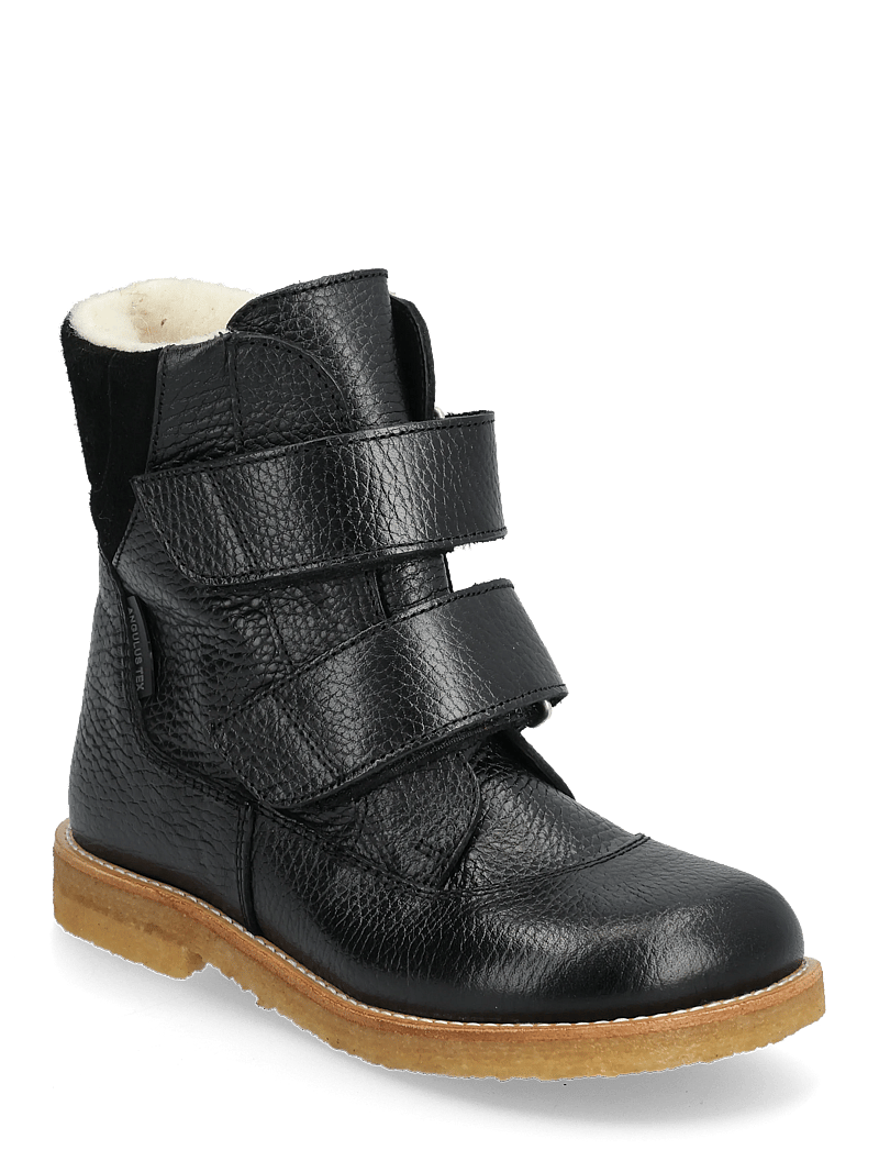 ANGULUS - Boots - flat - with velcro - skor - 2504/1163 black/black - 0