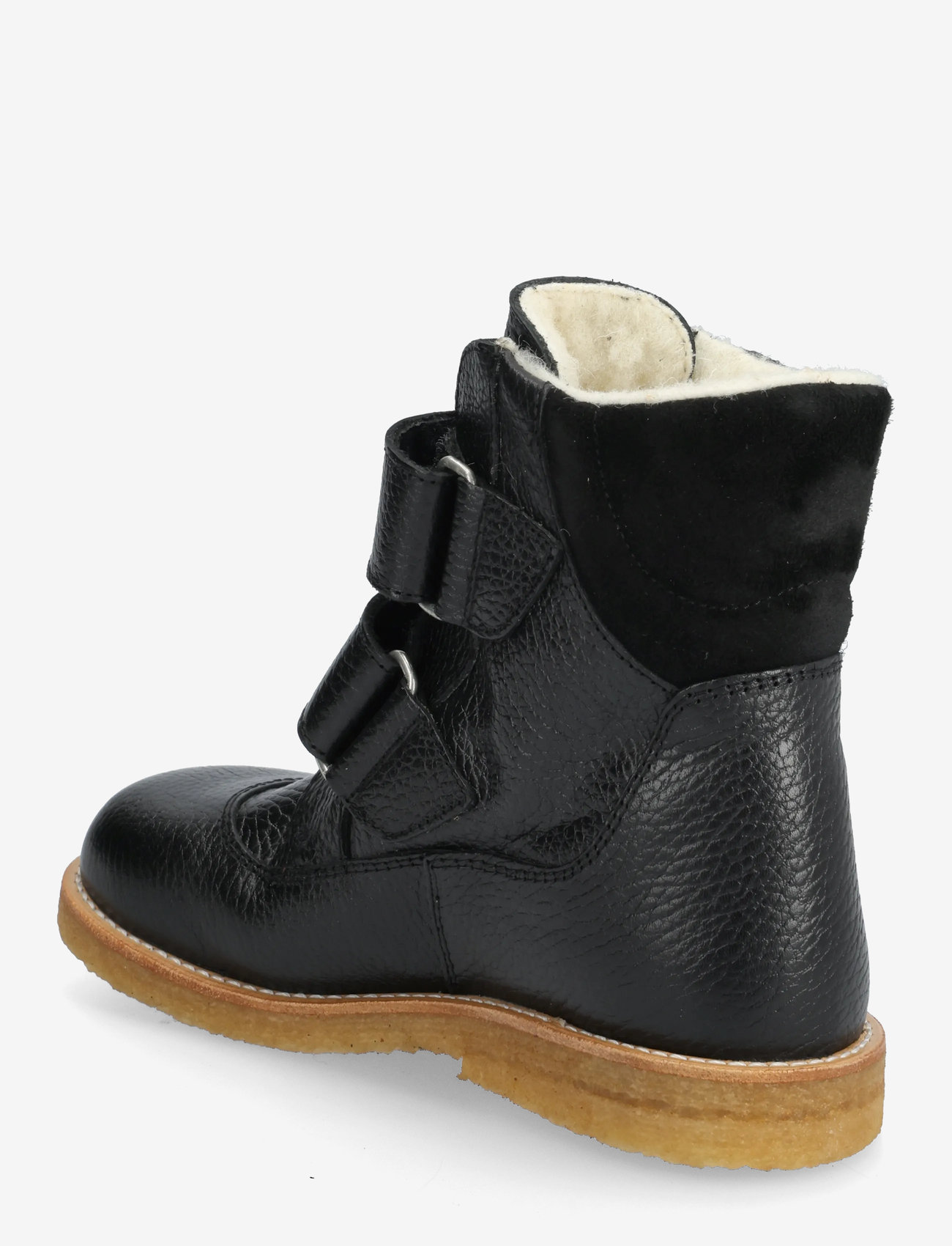 ANGULUS - Boots - flat - with velcro - skor - 2504/1163 black/black - 2