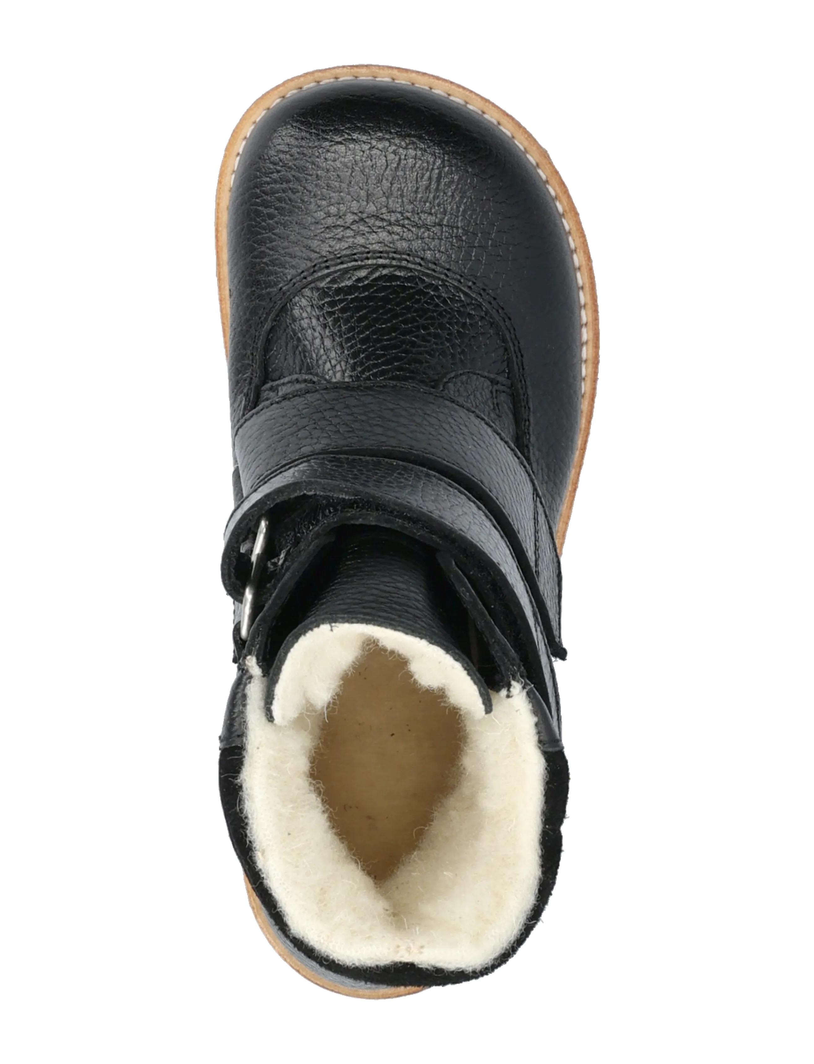 ANGULUS - Boots - flat - with velcro - skor - 2504/1163 black/black - 3