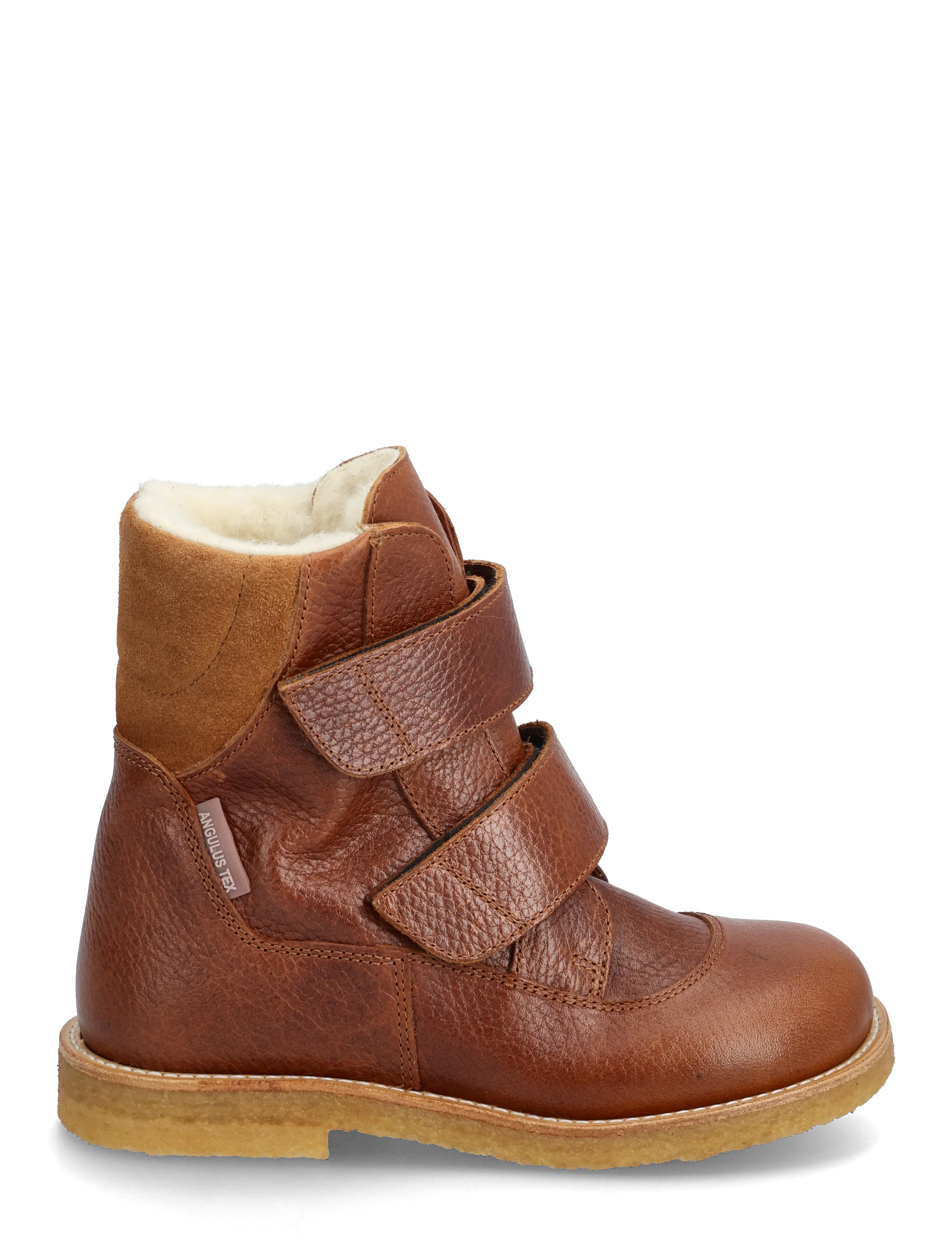 ANGULUS - Boots - flat - with velcro - kingad - 2509/2219 cognac - 1