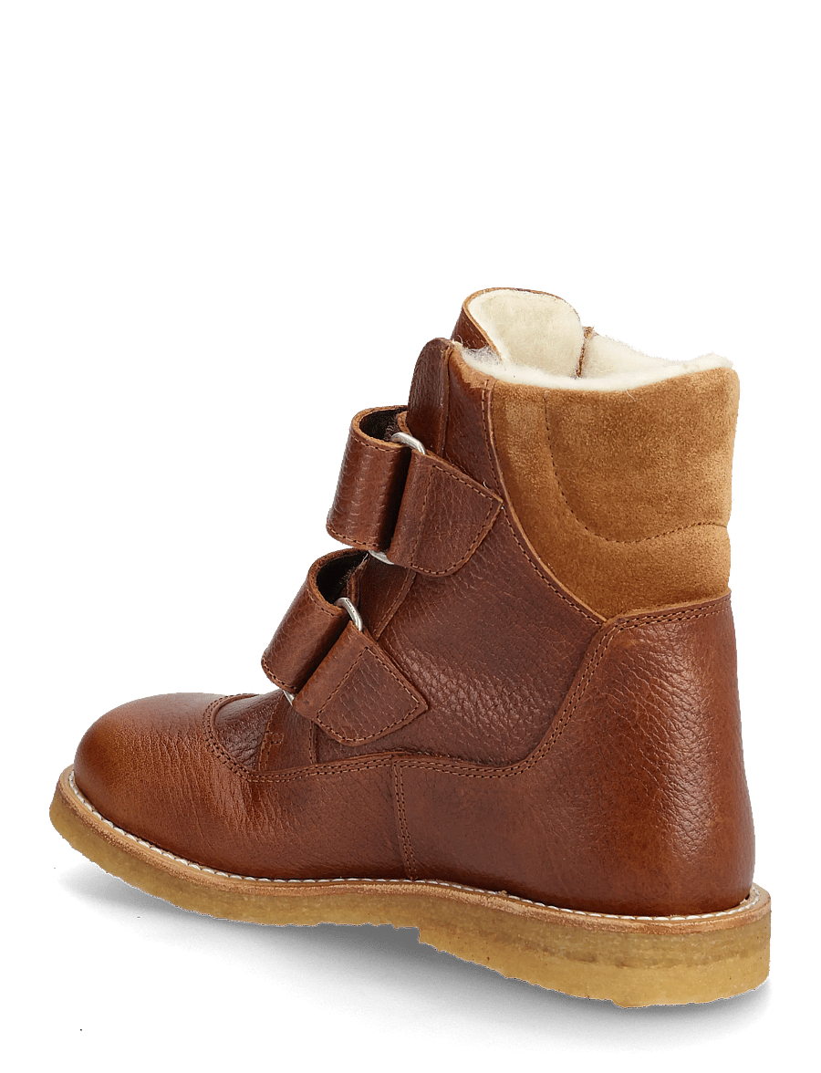 ANGULUS - Boots - flat - with velcro - kingad - 2509/2219 cognac - 2