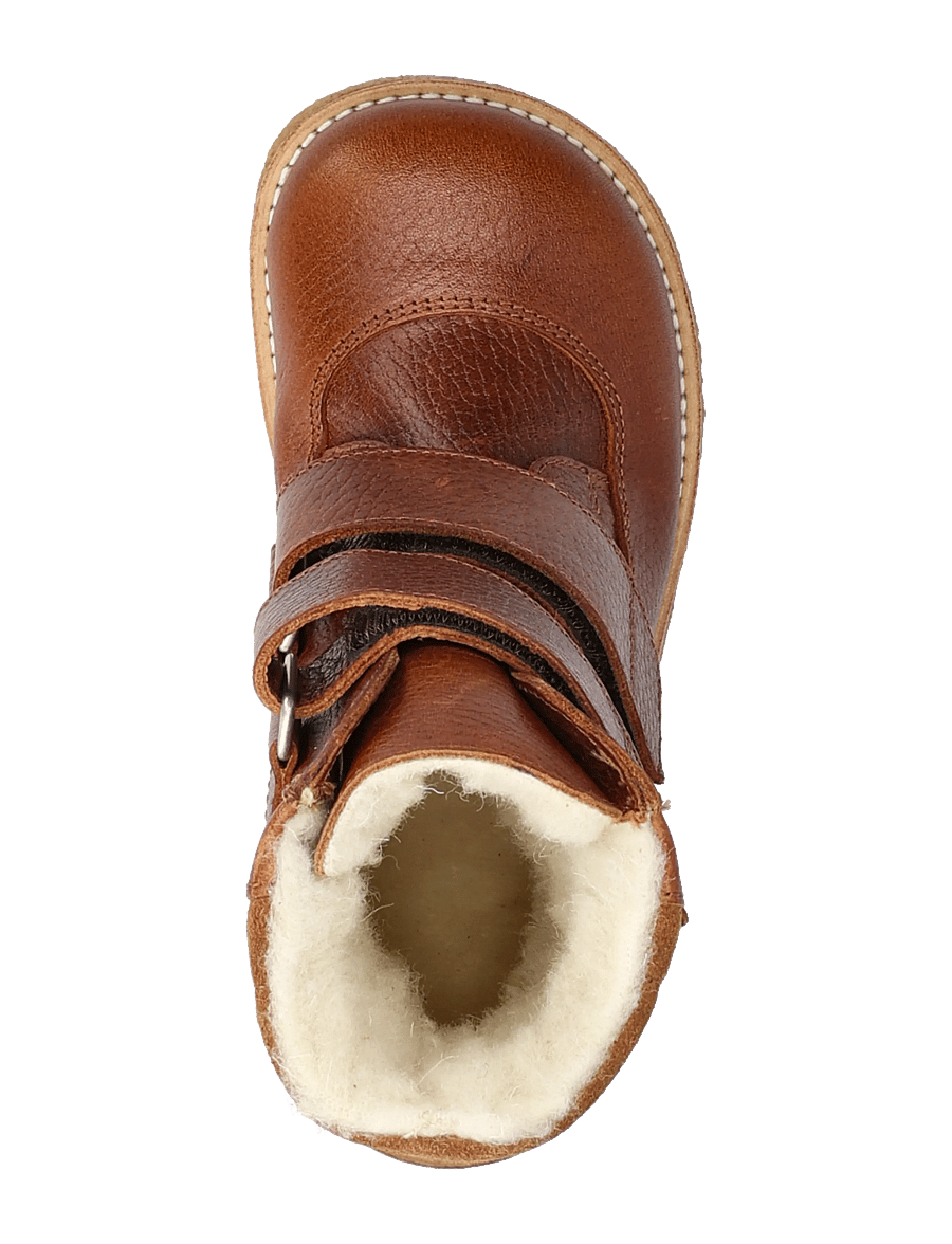 ANGULUS - Boots - flat - with velcro - kingad - 2509/2219 cognac - 3