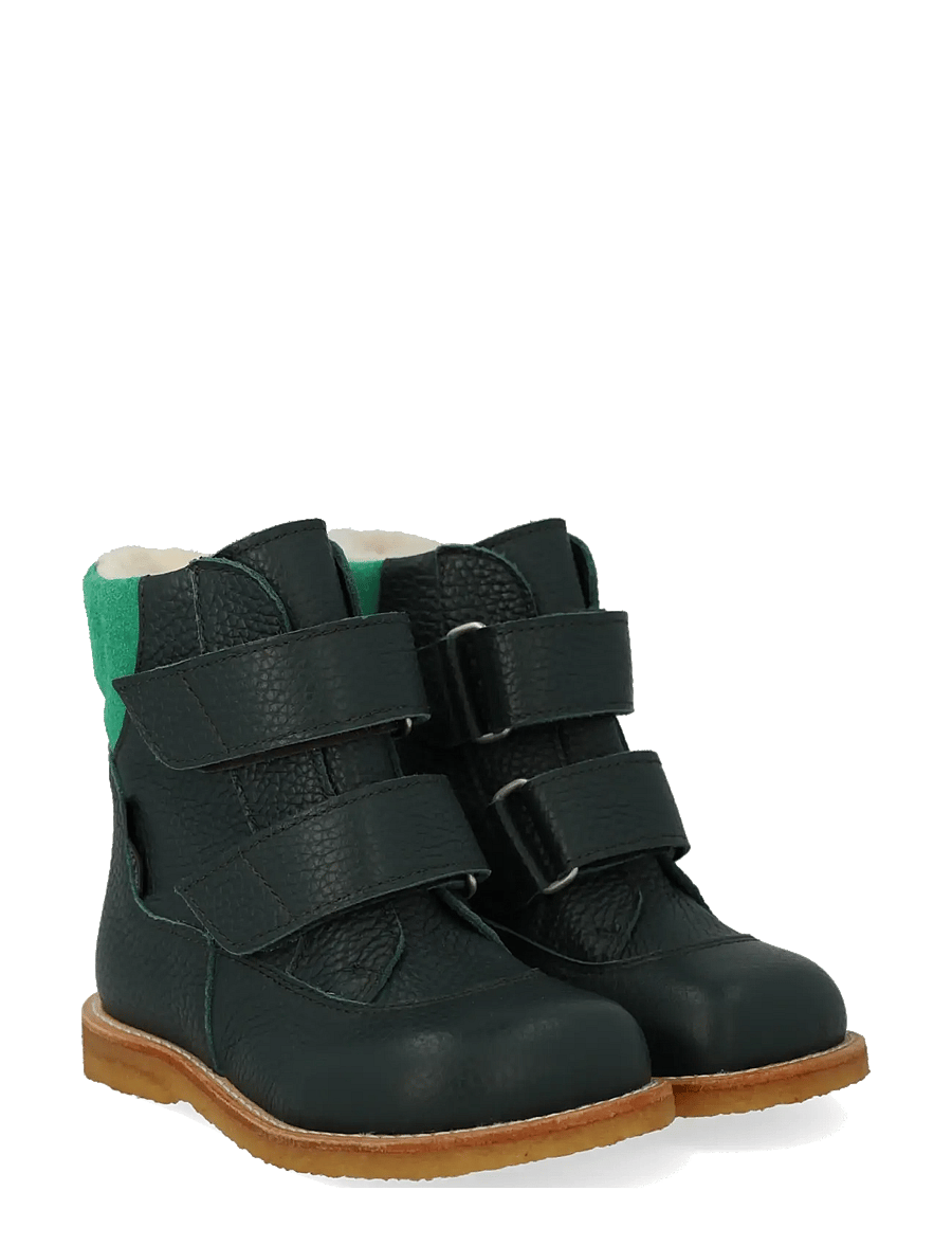 ANGULUS - Boots - flat - with velcro - kingad - 3245/2736 deep teal/grass gree - 0