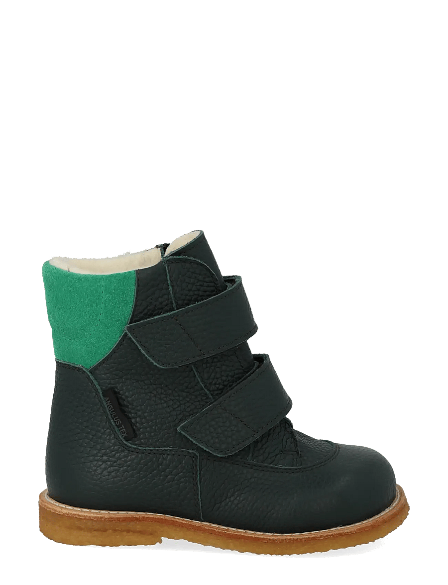 ANGULUS - Boots - flat - with velcro - kingad - 3245/2736 deep teal/grass gree - 1
