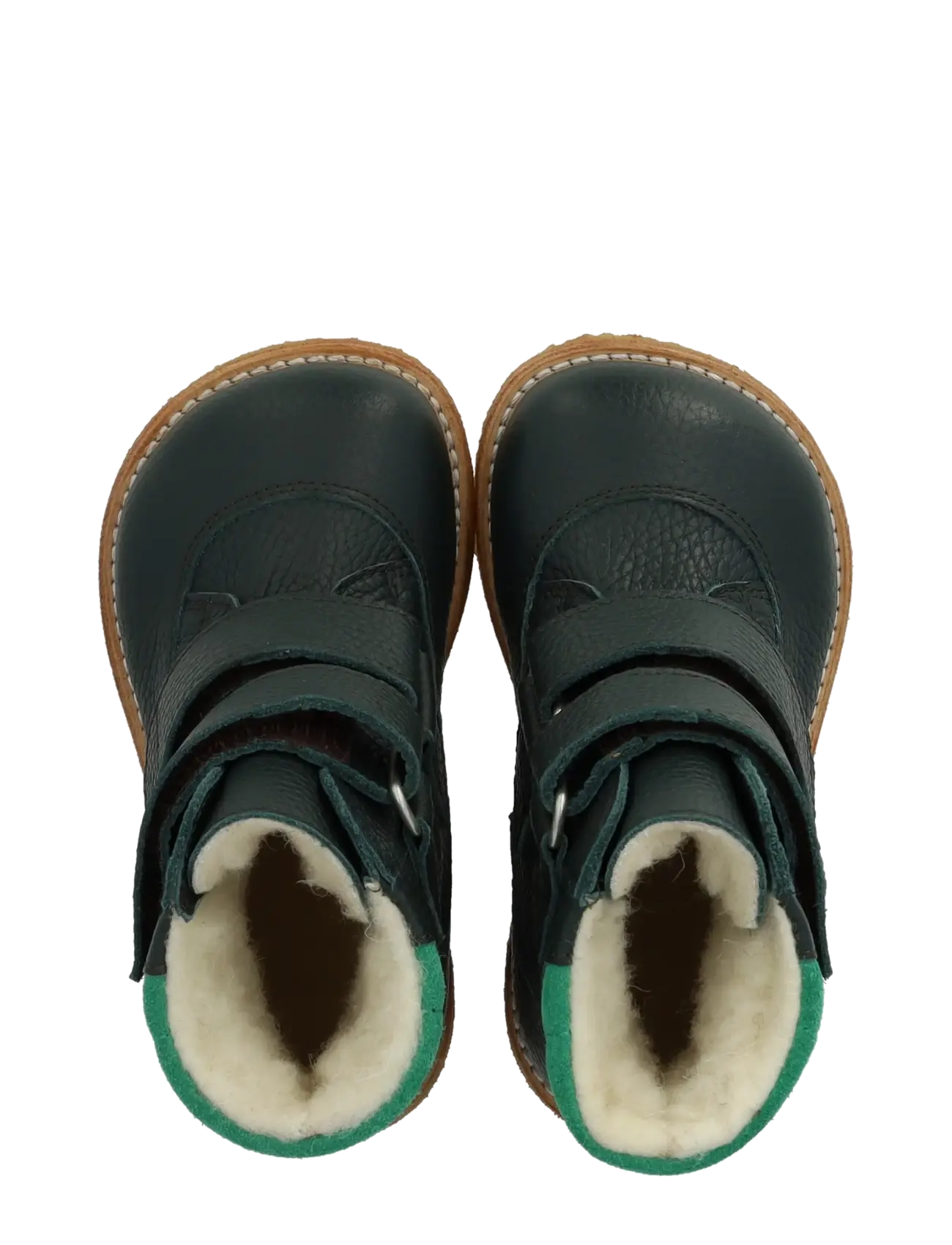 ANGULUS - Boots - flat - with velcro - kingad - 3245/2736 deep teal/grass gree - 3